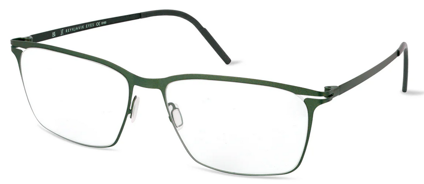 Reykjavik Eyes Tomas Khaki Black Titanium Glasses