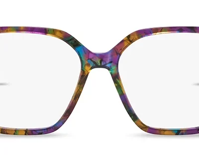 Cocoa Mint Glasses CM 9228 Purple Aqua Marble