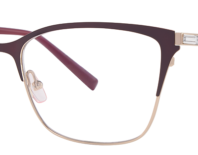 Vera Wang Glasses Ashlee Red Mixes