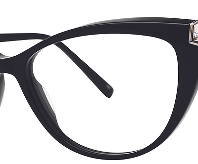 Vera Wang Glasses Genevieve Black Mixes