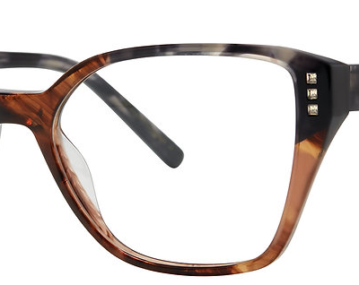 Vera Wang Glasses Gerlinde Tortoise Mix