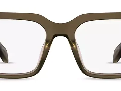 Arhlo Glasses Tredegar Square Olive Crystal