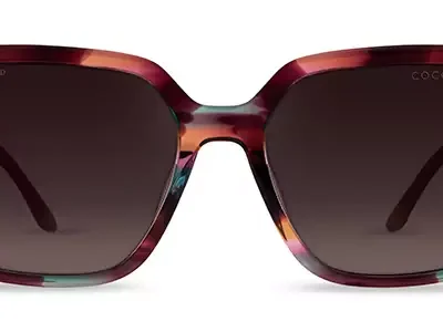 Cocoa Mint Sunglasses CMS 2182 Burgundy Striation